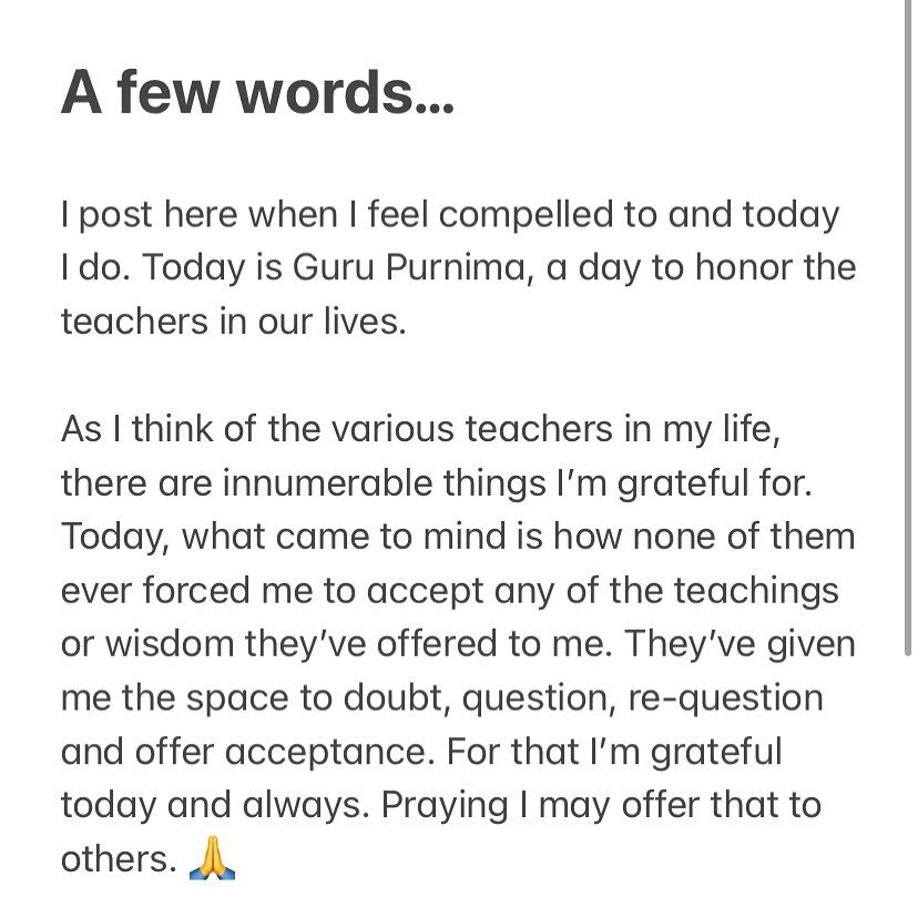 For all they&rsquo;ve done, I&rsquo;m especially grateful for this&hellip;
.
Currently reading #faithafterdoubt and so grateful for my teachers who have offered this to me.