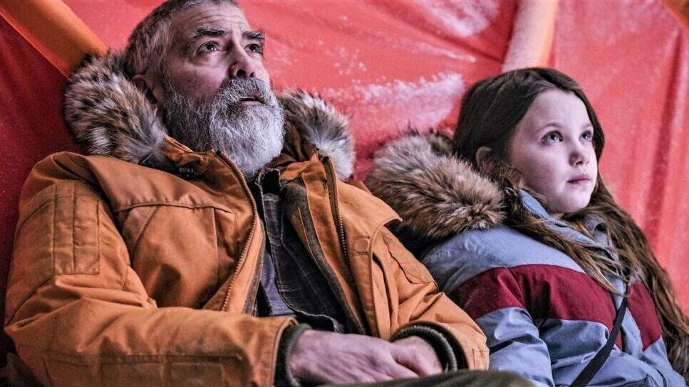 Poles apart: George Clooney and Caoilinn Springall