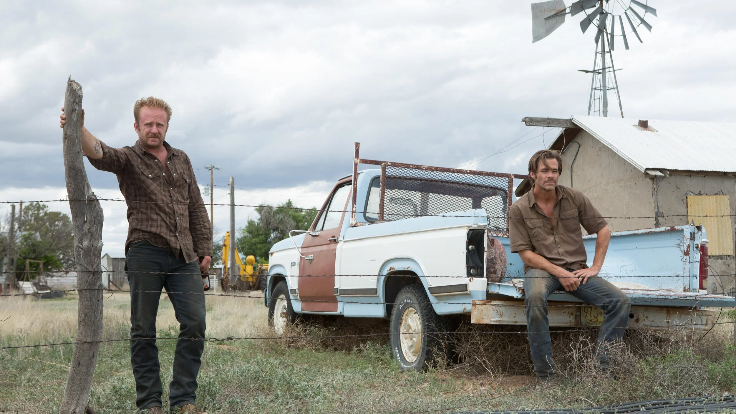 Banking on their future: Ben Foster and Chris Pine