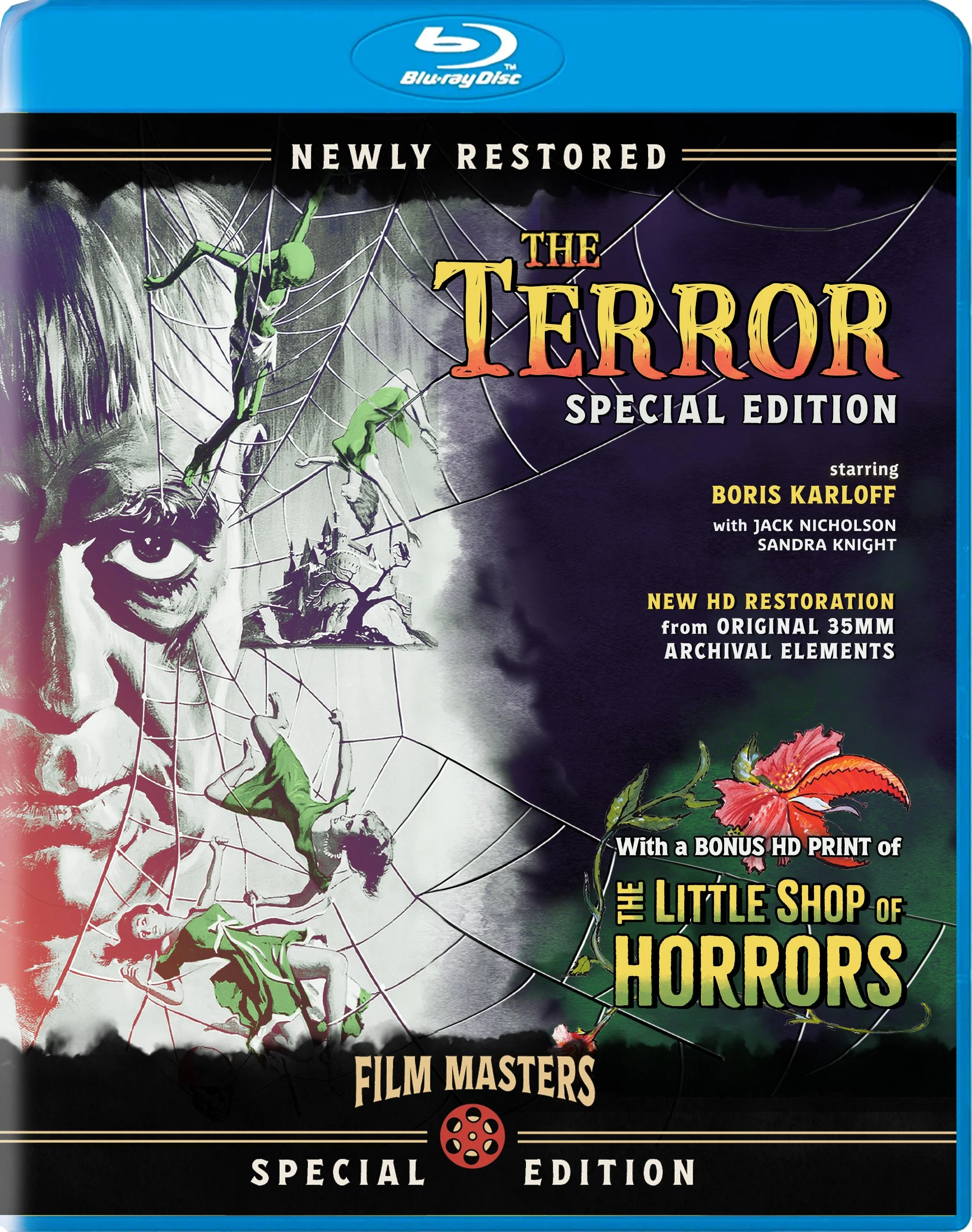    The Terror  (1963) &amp;  The Little Shop of Horrors  (1960).  Image courtesy of Film Masters. 