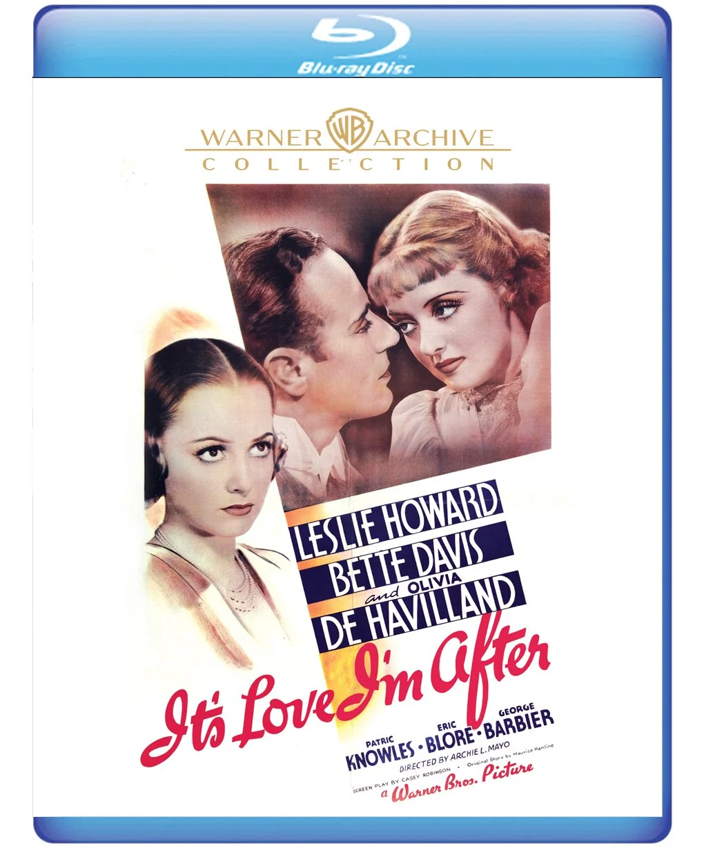It's Love I'm After Warner Archive Collection Blu-ray Cover