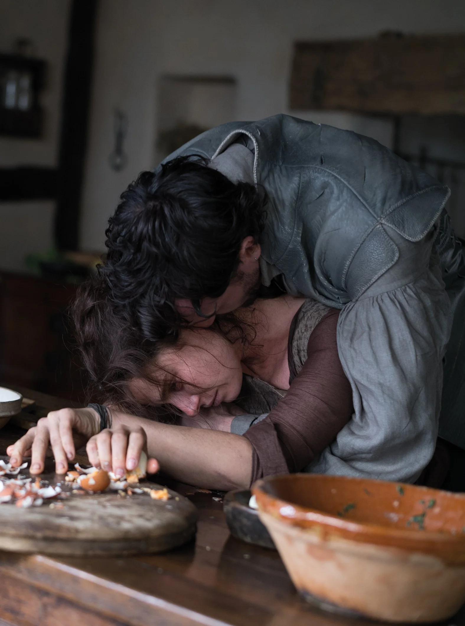 Paul Mescal and Jessie Buckley in Hamnet