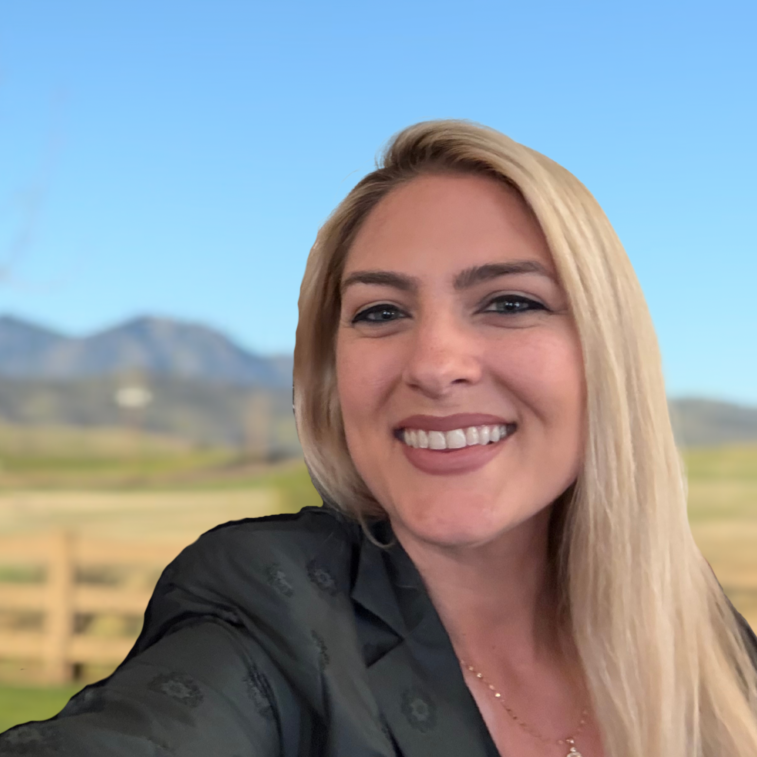 Woman smiling