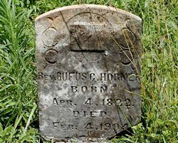 Rufus Calvin Horner head stone