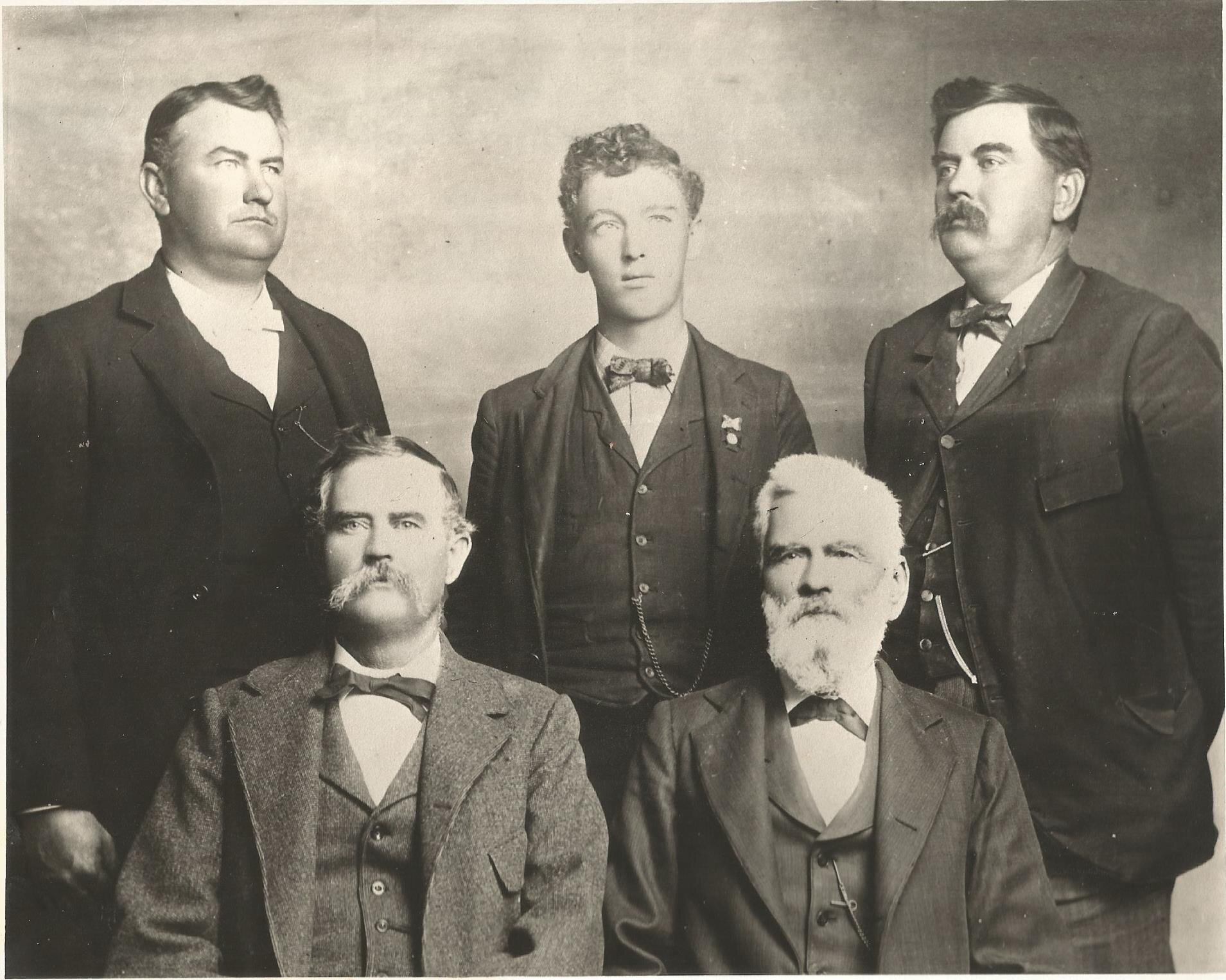 Left to Right Top Row: Dr Thomas Onicious Horner, Joseph Calvin Horner, Dr William Bedford Horner
Bottom Row: Dr Samuel Venoy Horner, Rufus Calvin Horner