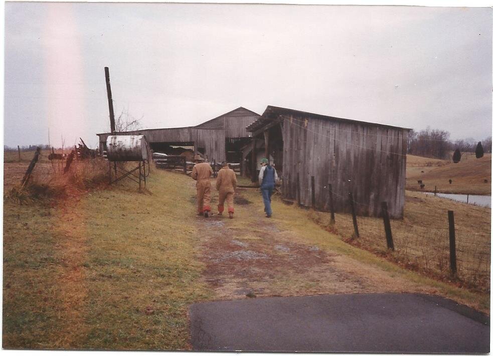 Headed to do the chores at Bulls Gap farm