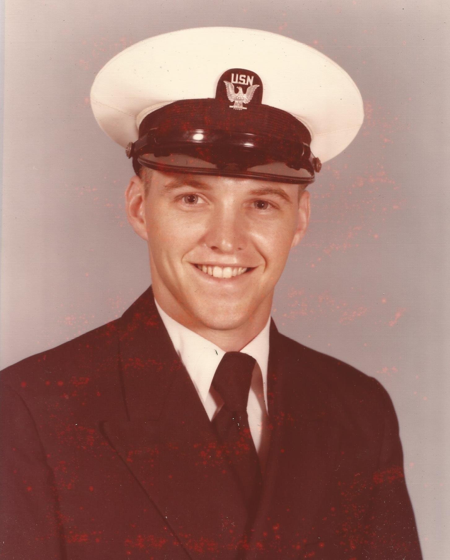 Son Dennis Calvin in the Navy