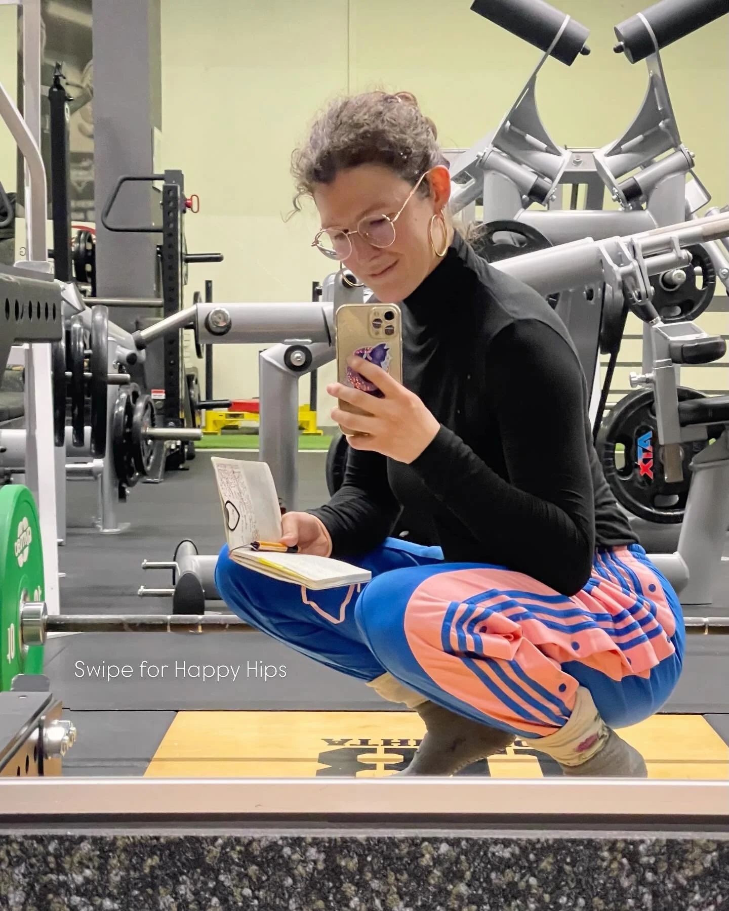 These are the exercises I&lsquo;m currently doing to keep my hips (an back!) happy. They help you actually become more flexible and stop feeling tight all the time. In order:

Combo using your lateral glutes &amp; side core. Saw this done by @nooch_1