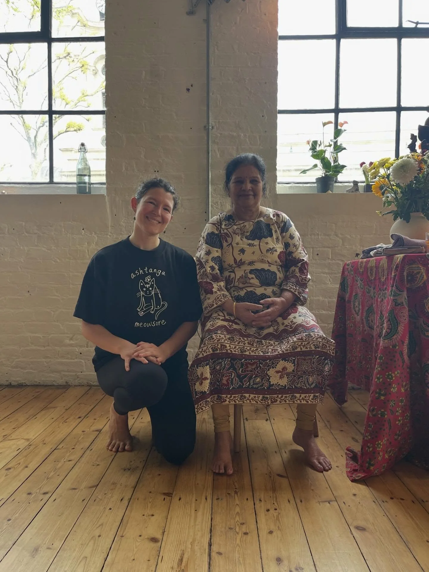 I&lsquo;m so happy I went for this short trip to London to practice with Saraswathi. This was the first time in my life that I did a led intermediate &amp; I was very nervous!

It turned out to be absolutely amazing. We were a small group &amp; in a 