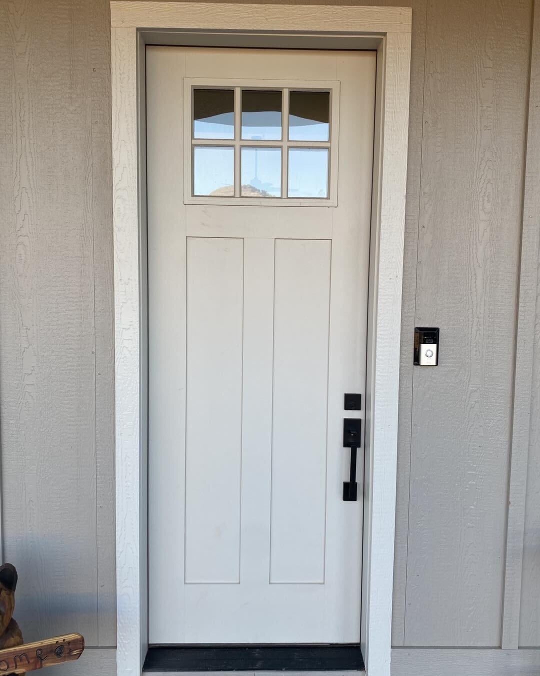 A little before and after of one of our Fullview security screen doors, these customers were thrilled with the airflow and peace of mind knowing they can leave their screen door open all night now!  Our doors keeps the bugs and bad stuff out while le