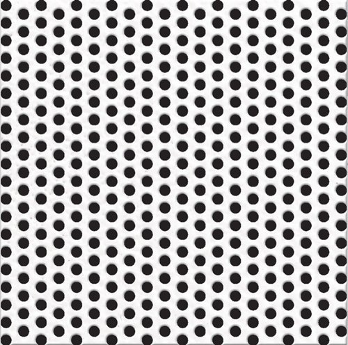 White Perforated Screen