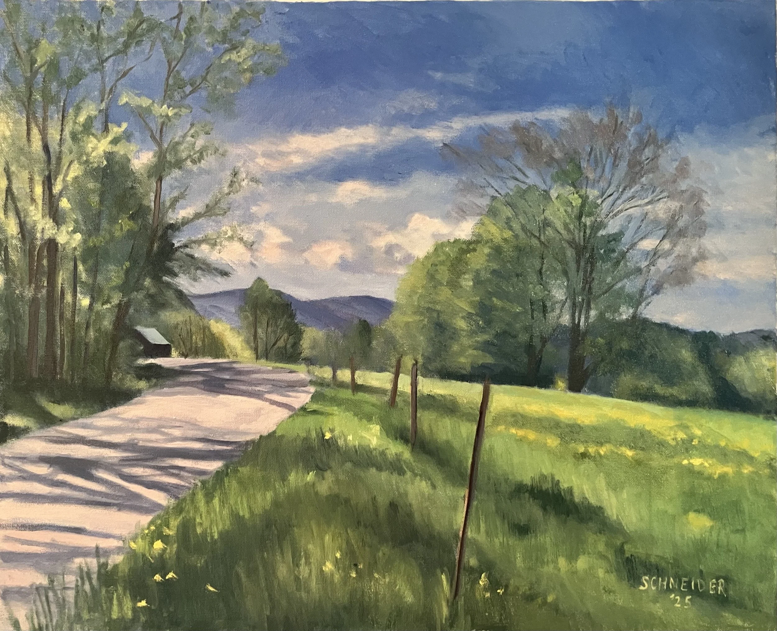 Spring Glow-up   oil on canvas, 24 x 20   $400 (#285)