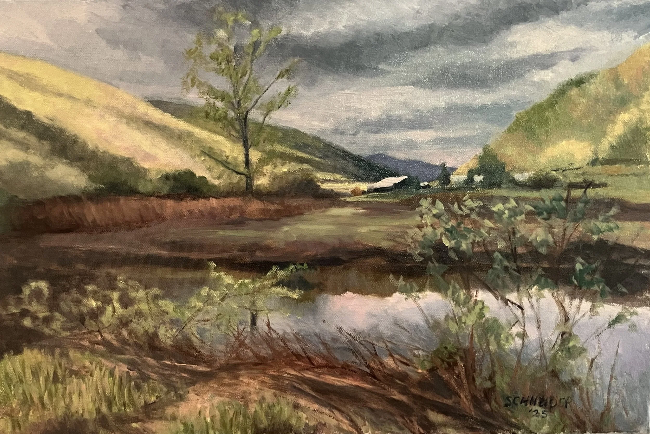 Early May   oil on canvas, 24 x 16   $375 (#284)