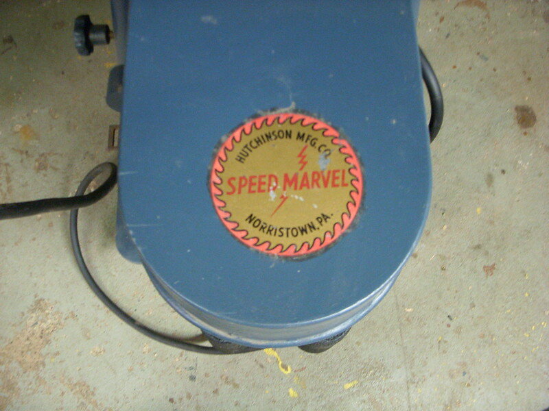 It's a shame that Hutchinson put this decal on the back of the machine: a 1" shaper has the real estate for a more visible location.