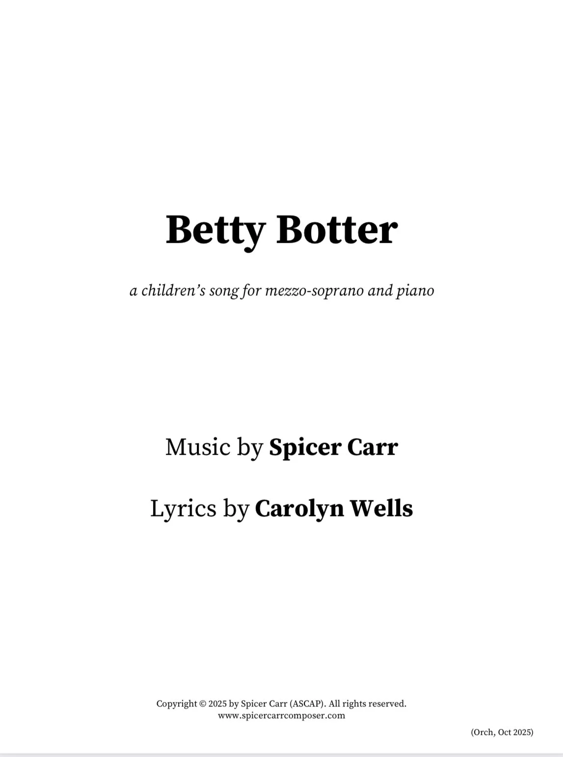 Betty Botter
