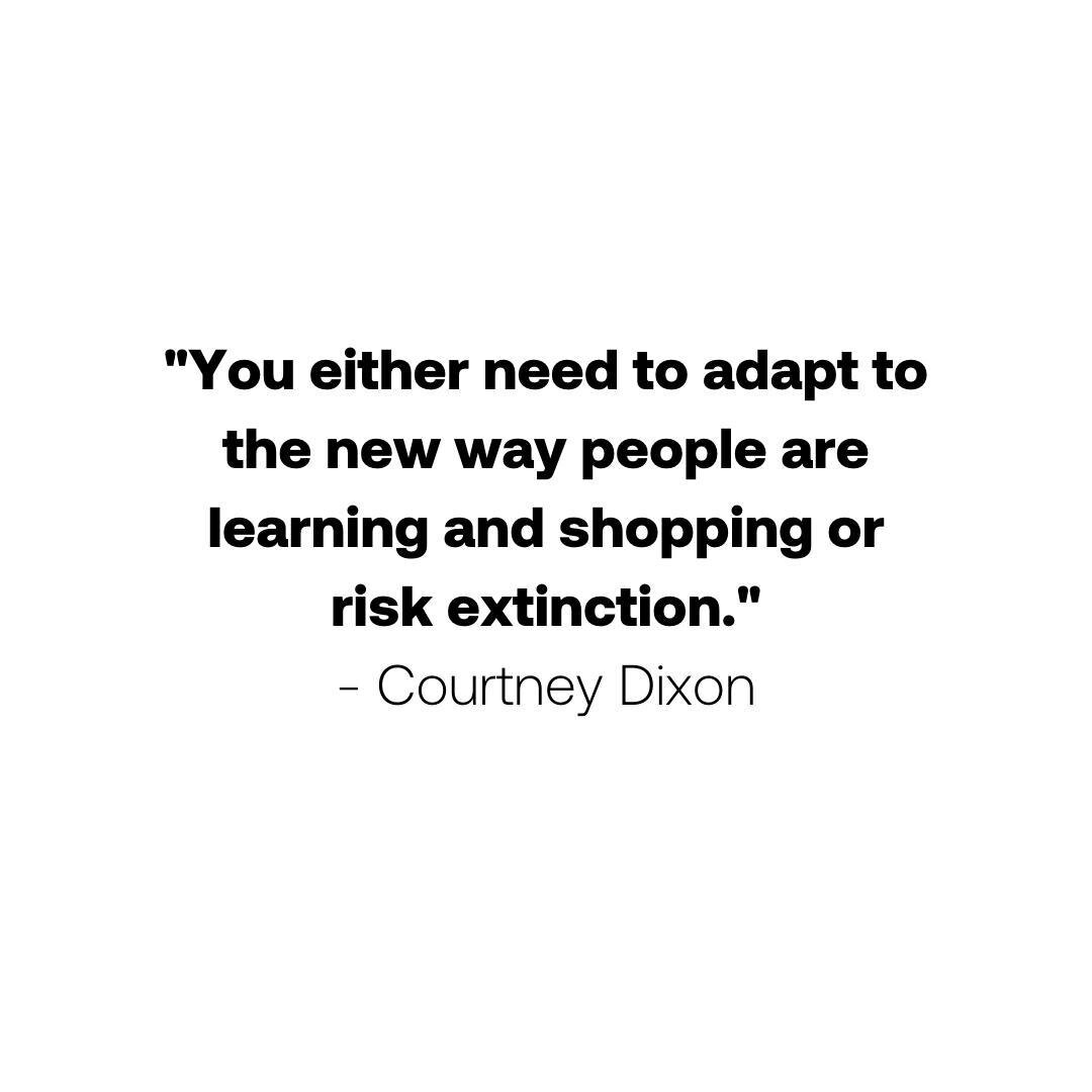 Pretty safe to say that in today's climate the way we are learning and shopping is ever changing and if you don't stay up with the game you will fall behind pretty quickly!⁠
⁠
A few hot tips to stay ahead of the game:⁠
⁠
🥰Use your insights! They giv