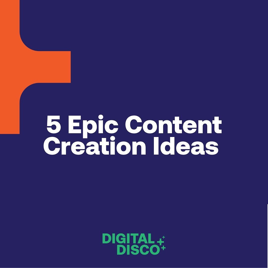 We can all find it hard to come up with new, valuable content for our followers! Here are 5 ideas for you to use for the week ahead!⁠
⁠
Let's make your business shine online!⁠
⁠
Book a discovery call⁠
https://digitaldisco.as.me/discovery-call⁠
⁠
✉️in