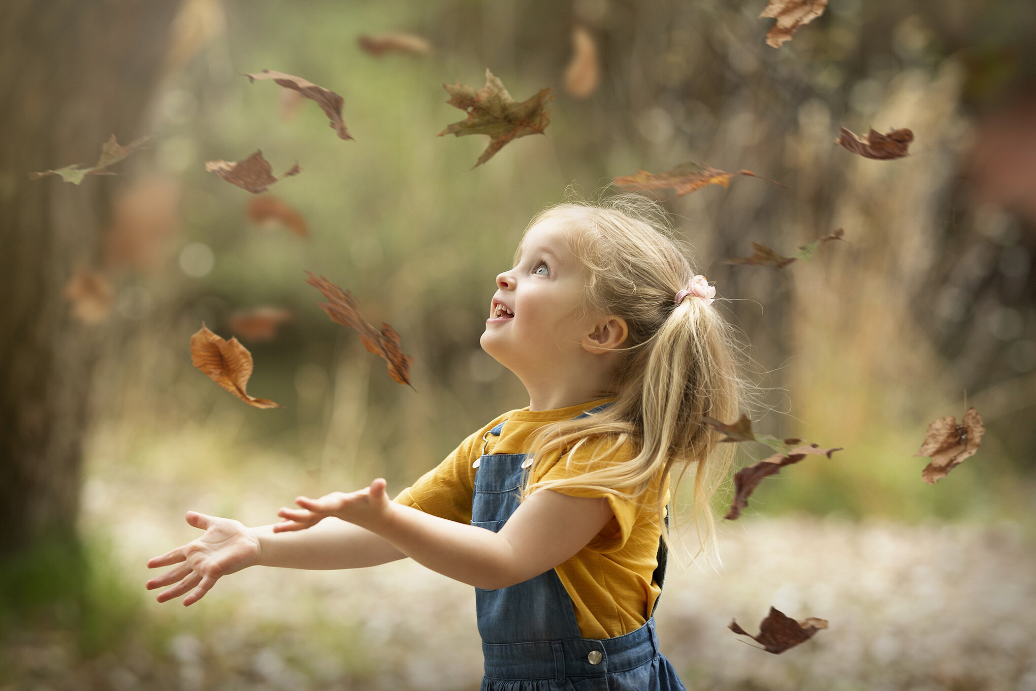 Autumn leaves photoshoot Bridget Jane Photography