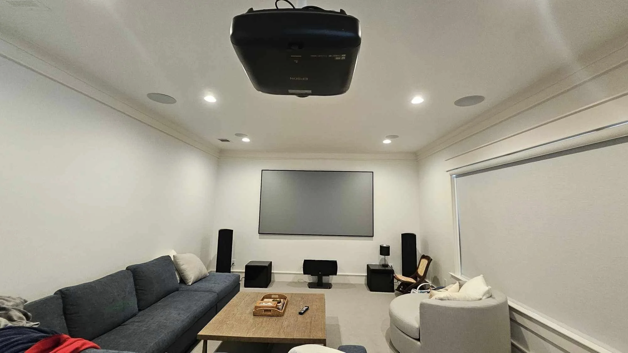 Home theater room
