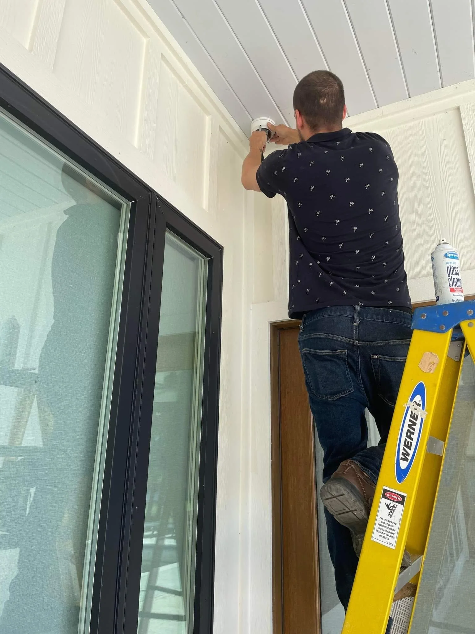 Security camera installation