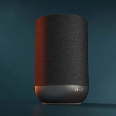 Denon DENONHOME200BK Wireless Smart Speaker Powered by HEOS With Dolby Atmos Music, 3-Driver Array