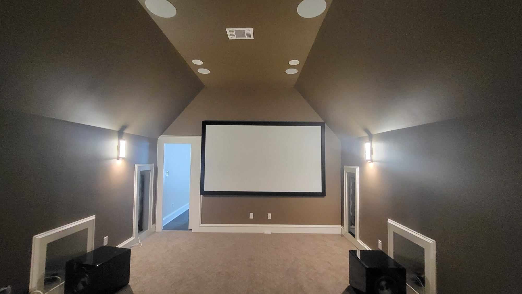 Bonus room to theater room