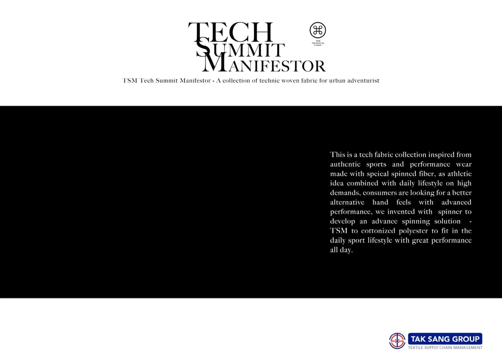 Tech Summit Manifesto — Tak Sang Group