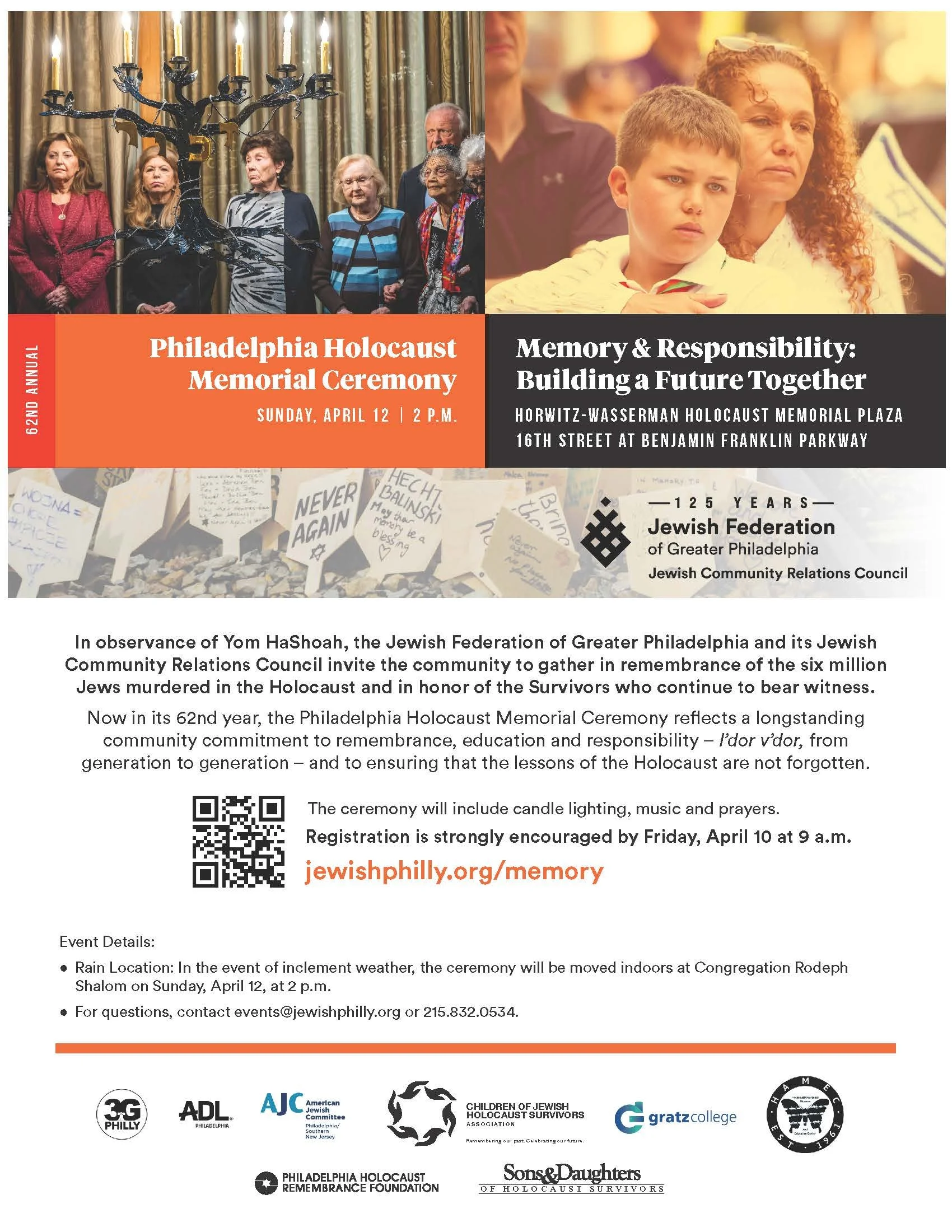 Philadelphia Holocaust Memorial Ceremony