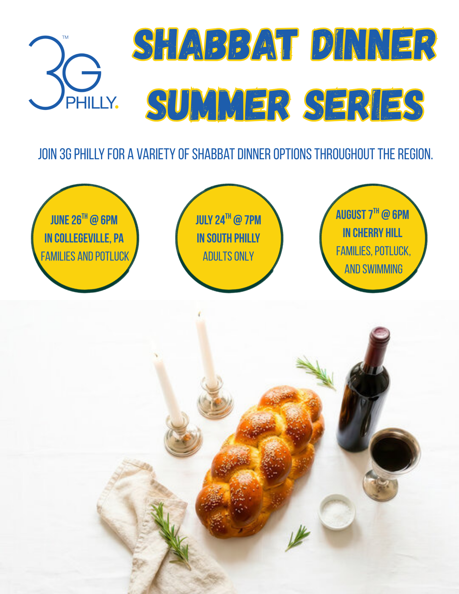 Shabbat Potluck in Montco
