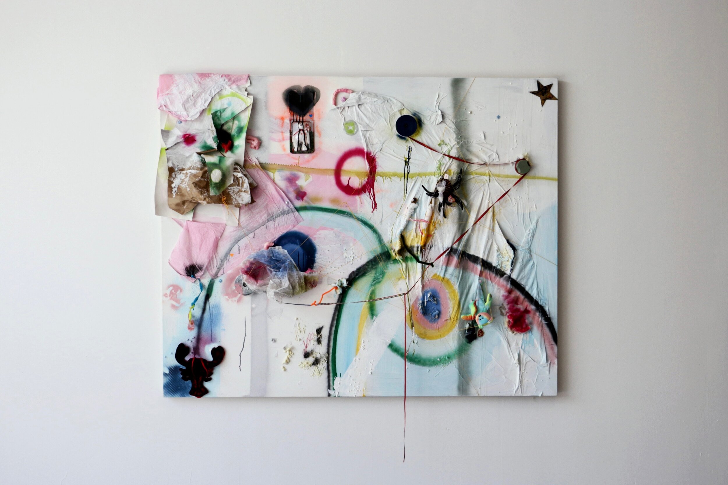 Untitled 1
Mixed media on canvas
60" x 72"