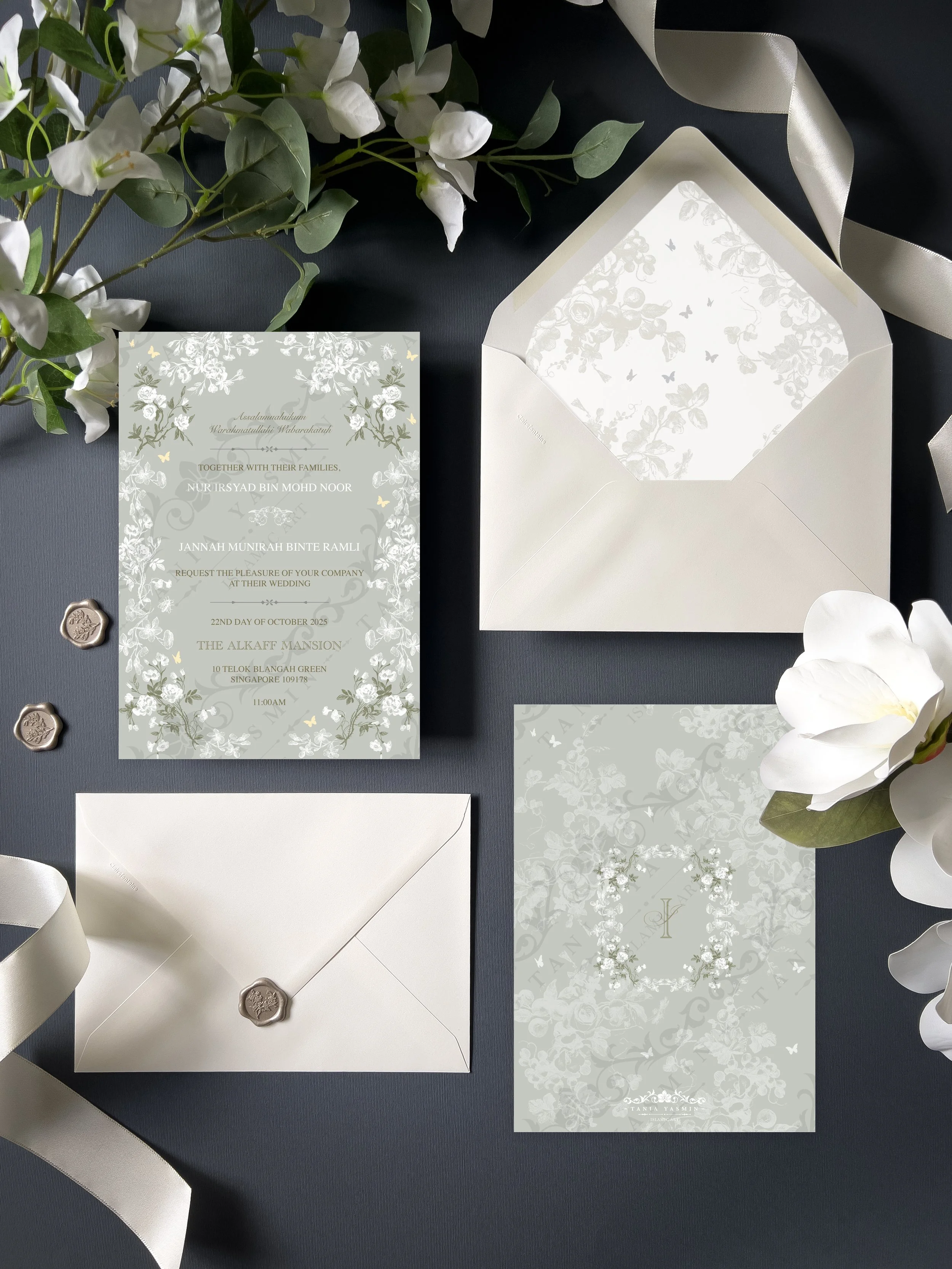 Thicket and Vine Wedding Invitation Suite (New)