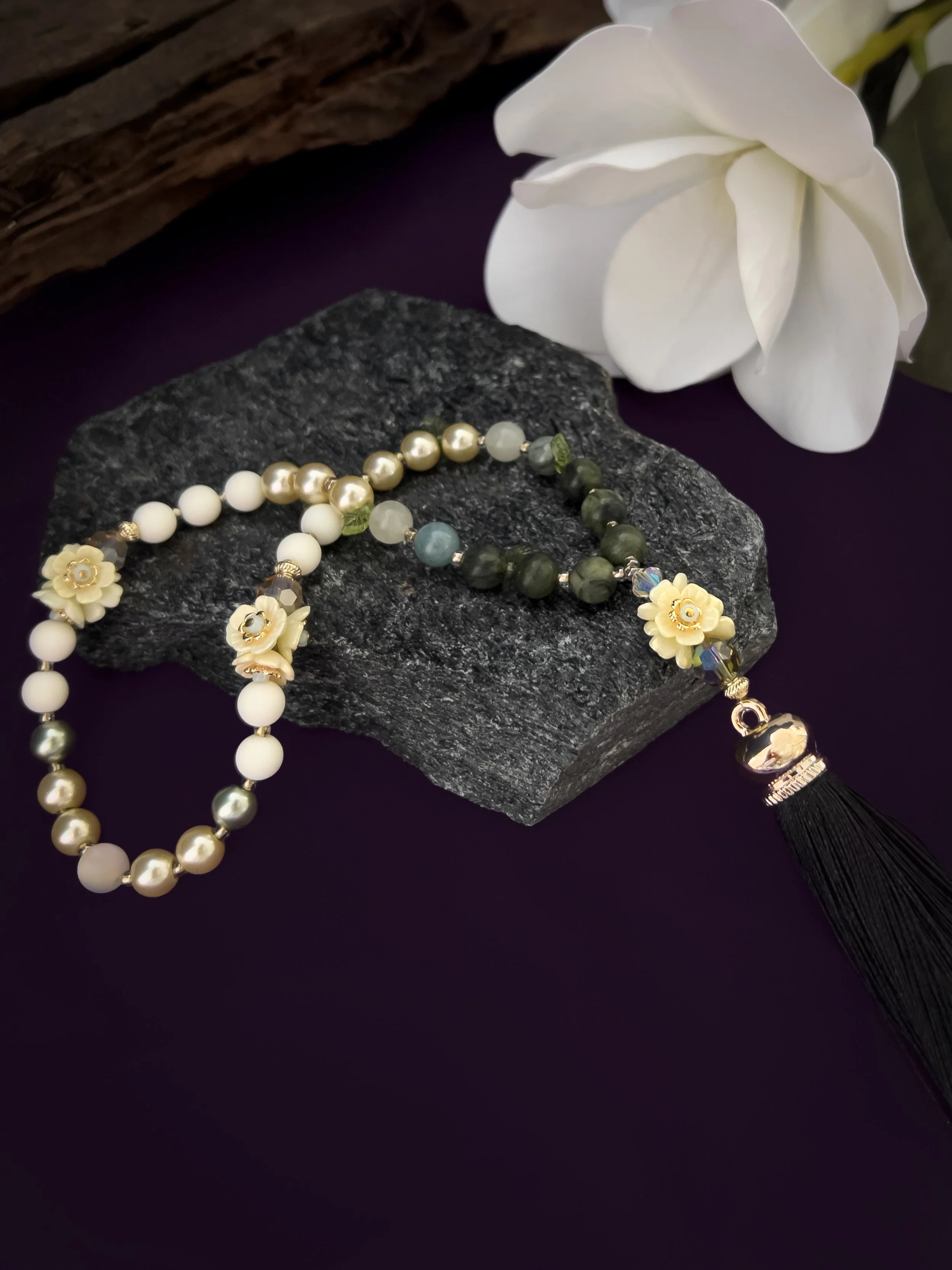 Primrose Tasbih: Verdelune Collection Verdelune Collection (New Ramadan 2026 Exclusive)