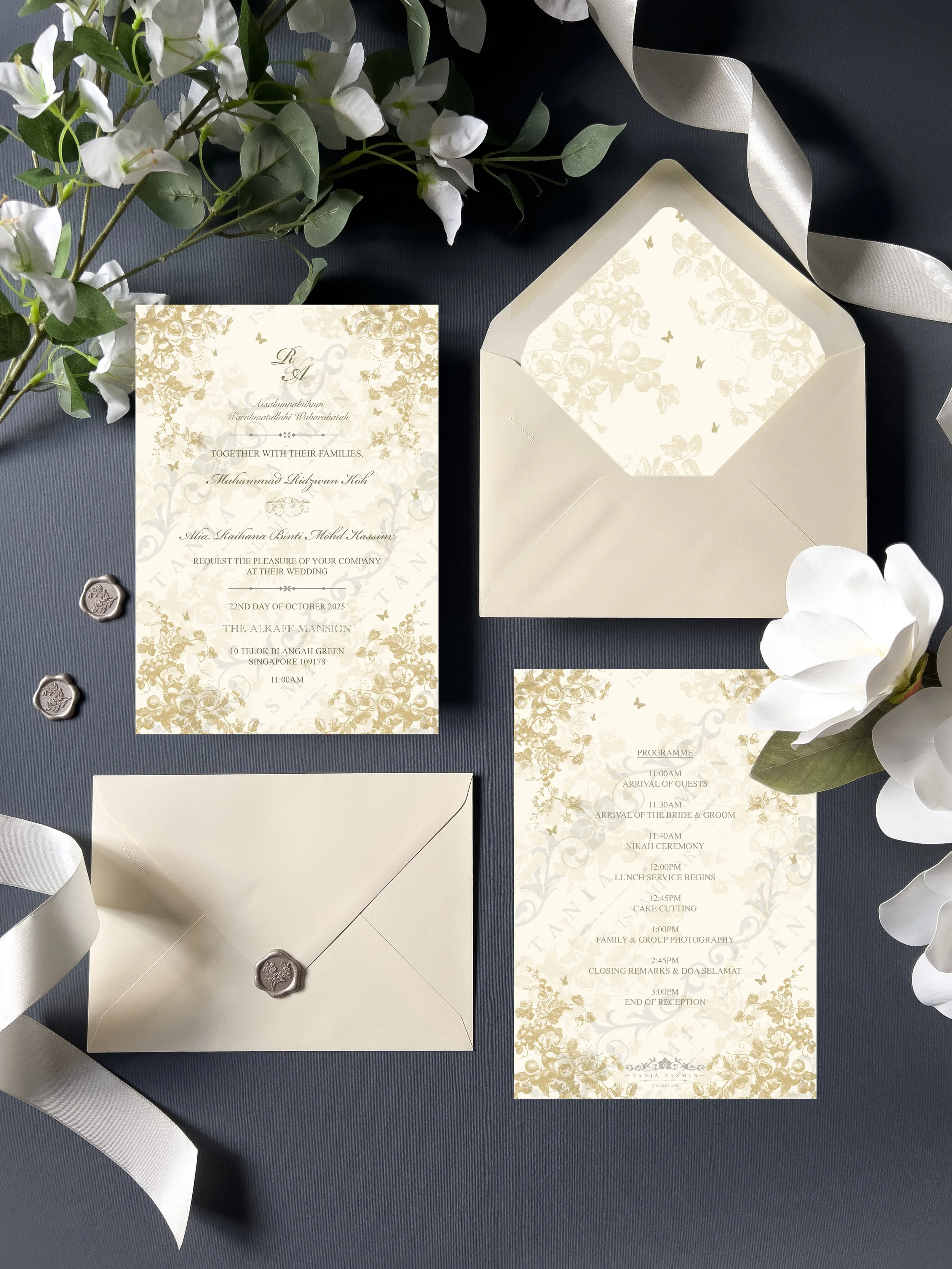 Golden Hour Wedding Invitation Suite (New)