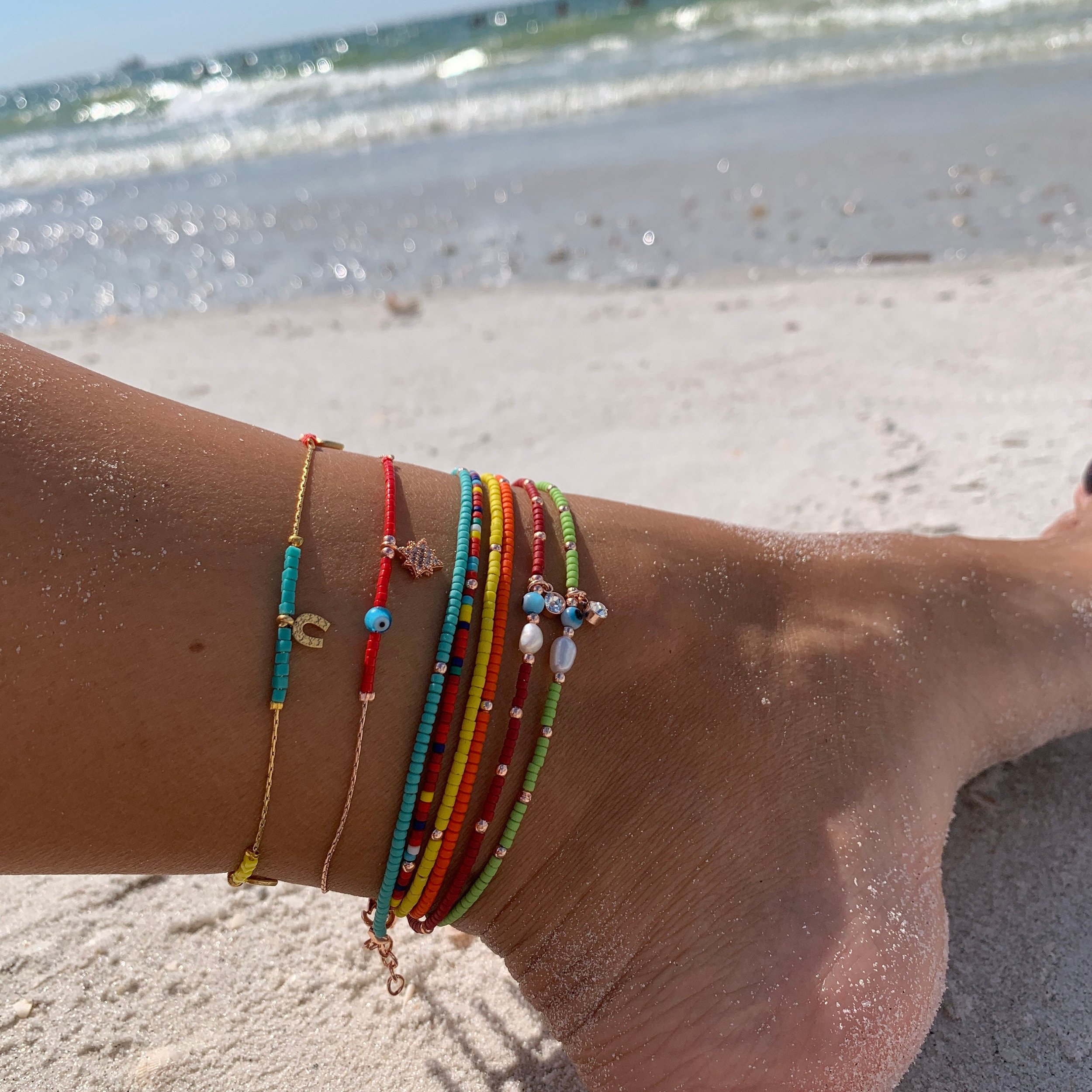 Boho Seed Beaded Shell Anklet Seashell Bracelet For Men Summer Beach  Fashion Foot Chain With Leg Accessories From Royaldavid, $12.12 | DHgate.Com