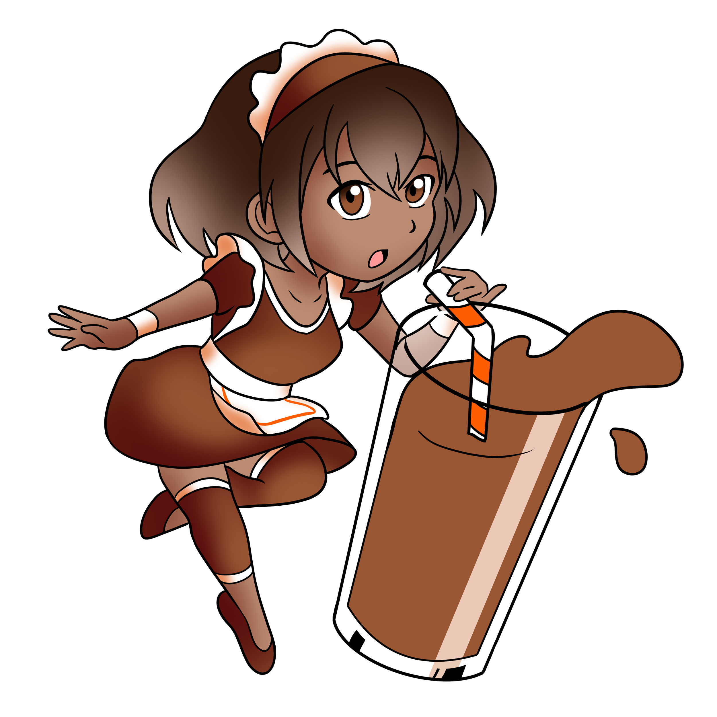 Chocolate Milk Sticker