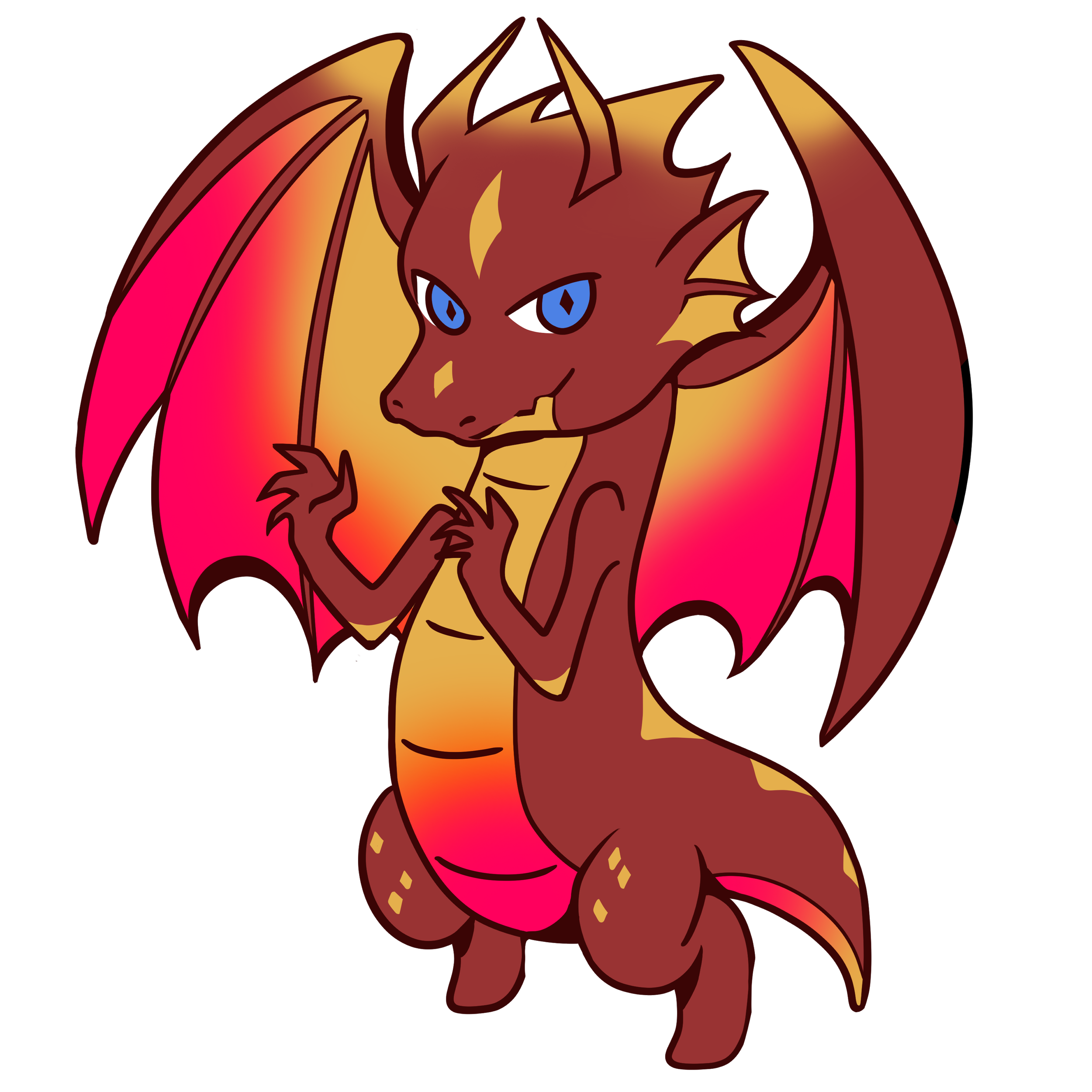 Red Dragon Sticker