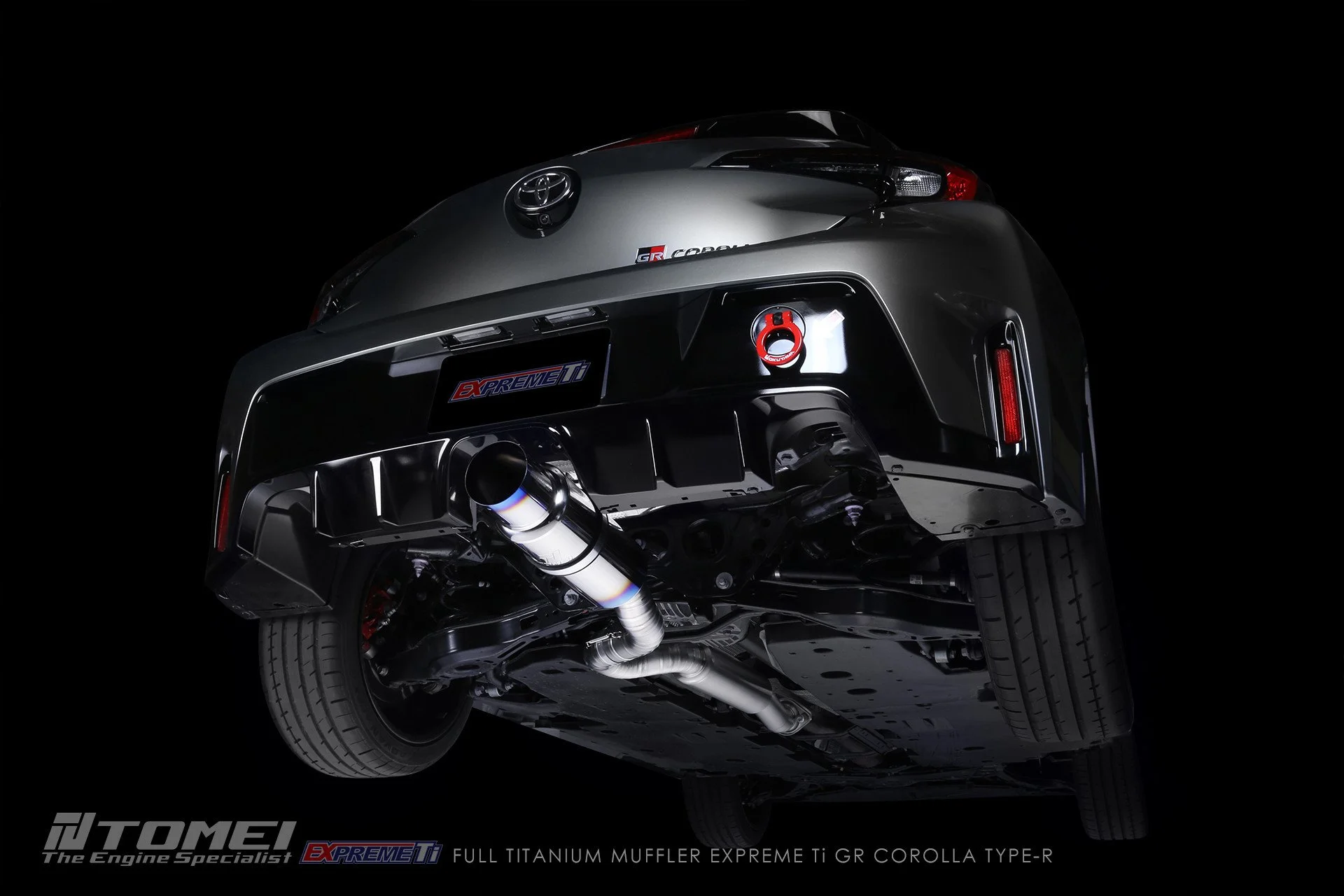 Tomei Full Titanium Muffler Expreme Ti Type-R (Single Exit)  For Toyota GR Corolla (2023–2025)