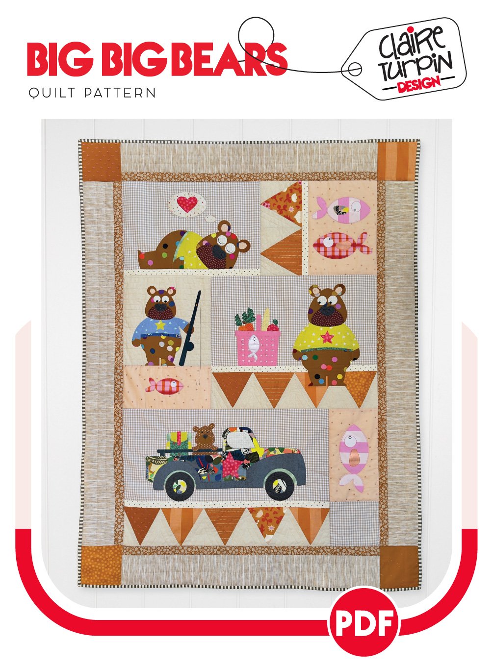 Big Big Bears Quilt Pattern