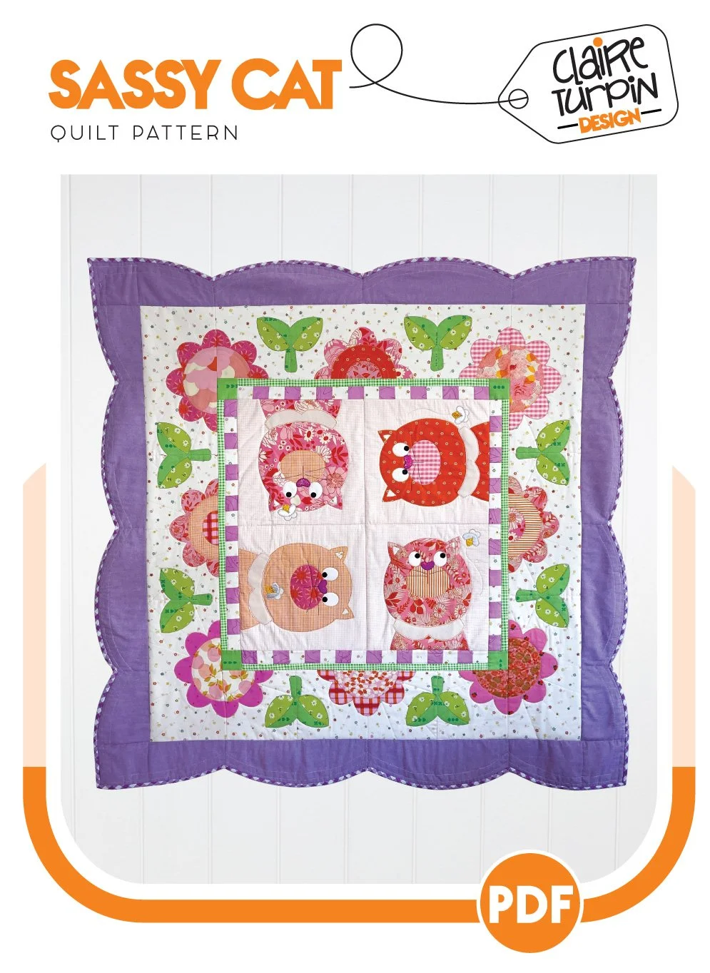 Sassy Cat PDF Pattern