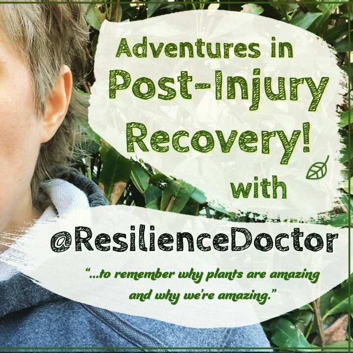 I've been feeling resilient like a fungus.

There's never been a better time to start recording youtube videos about plant walks and getting out in nature...I'm kind of kidding but kind of not. 

I've been recovering from an injury and want to docume