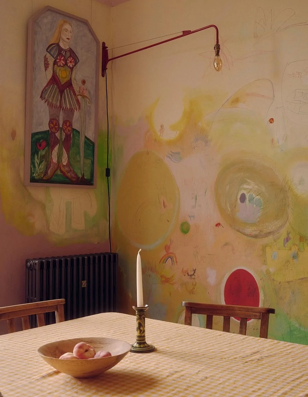 #nourcoded &ldquo;Pink Breakfast Room&rdquo; at @farawayhousesennen &mdash; captured by @jasperfry.