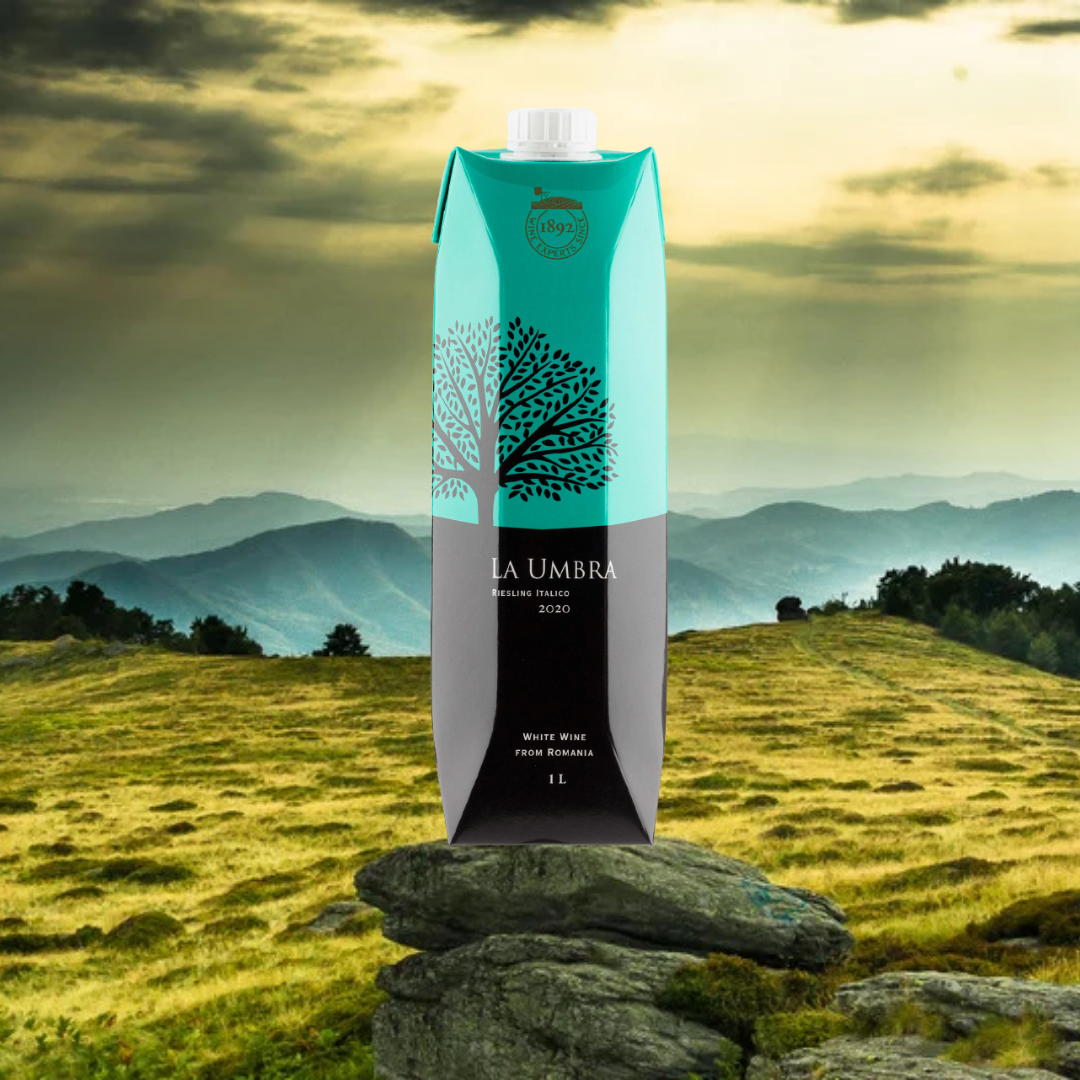 La Umbra Riesling Italico brings new package option for Finnish consumers among Romanian wines.