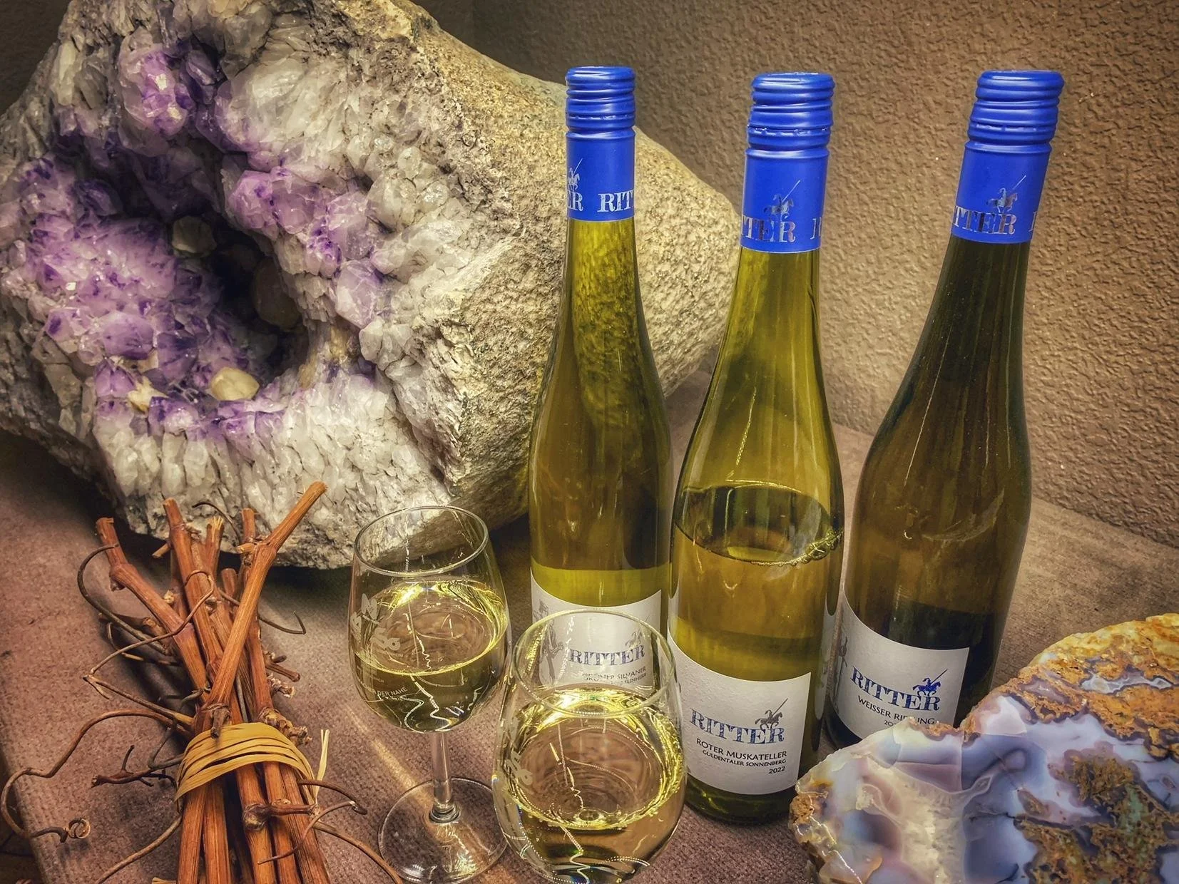 Wein trifft Stein im Deutschen Edelsteinmuseum