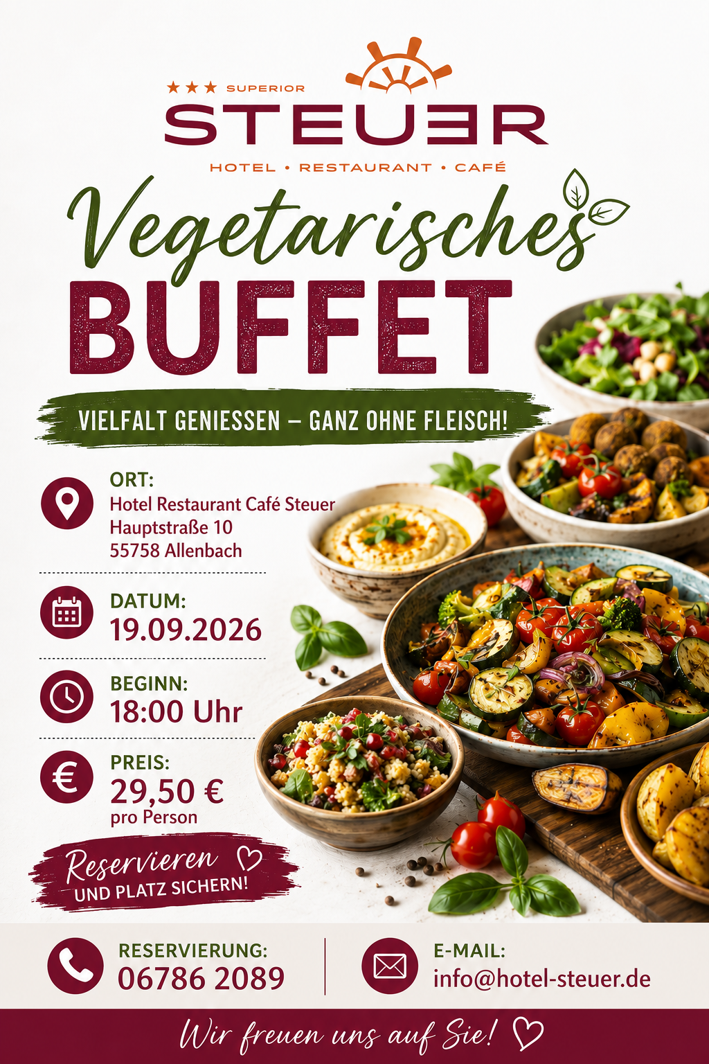 Vegetarisches Buffet