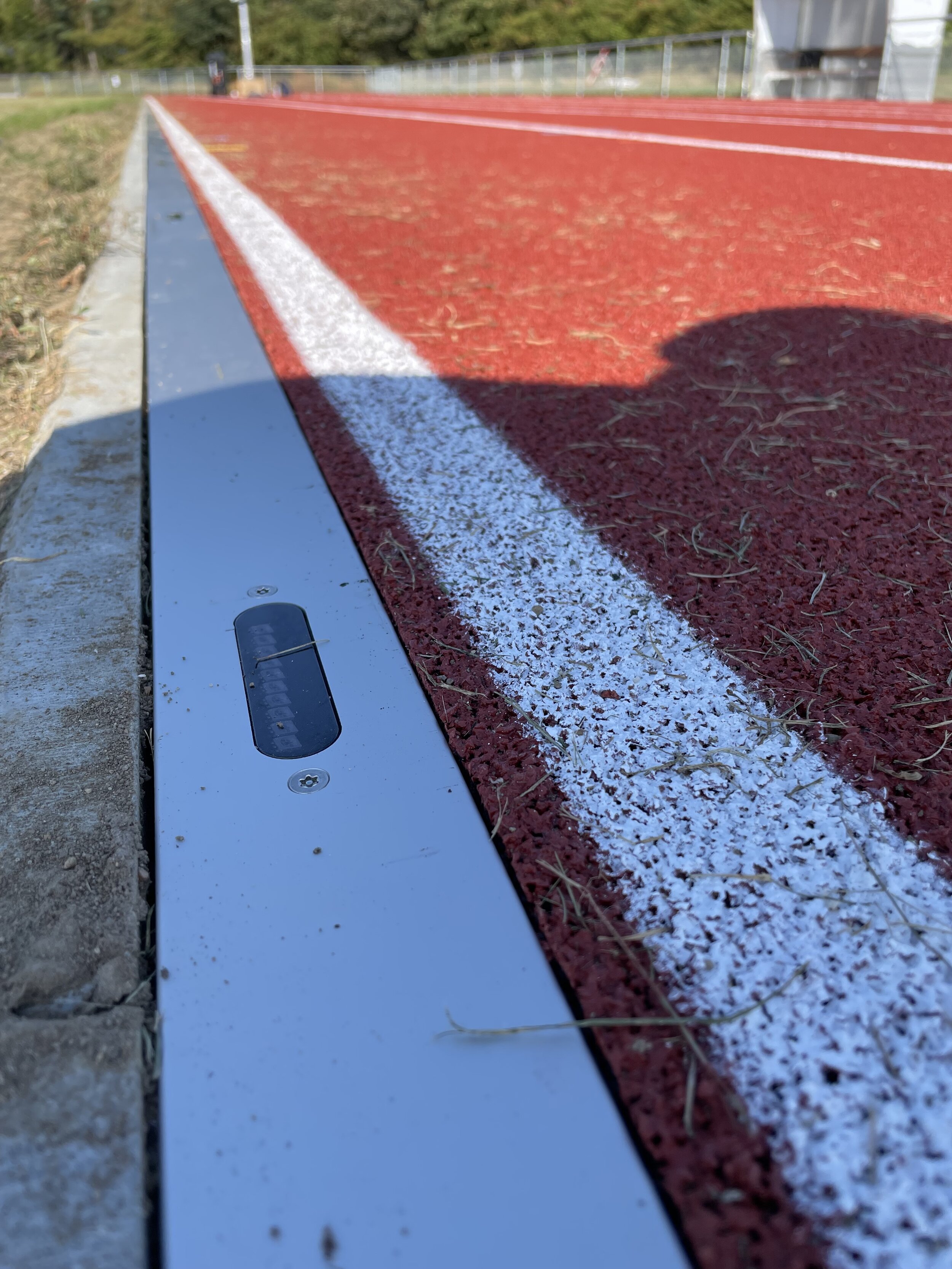Running Light installed in athletics track