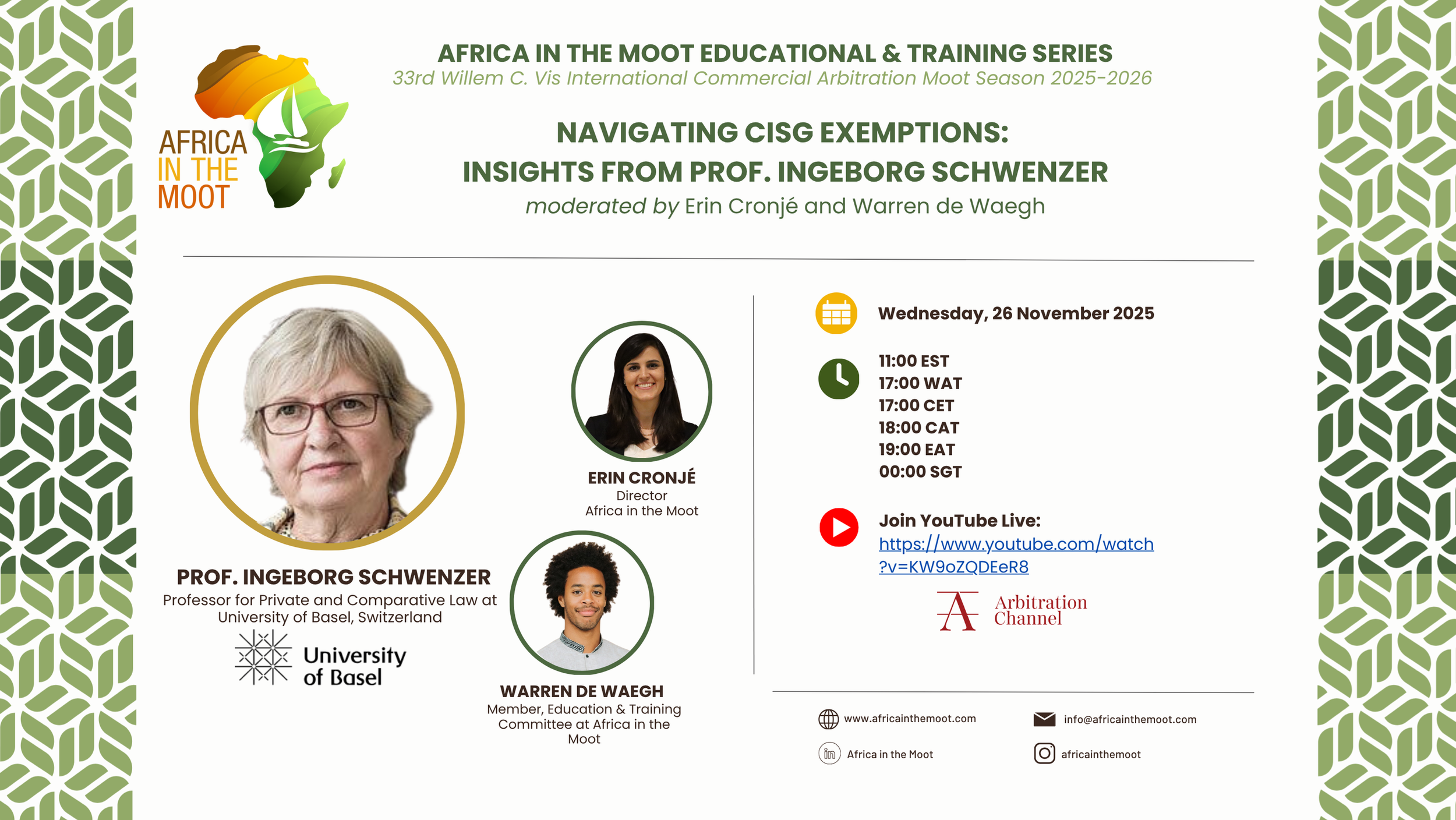 Education and Training Series | Navigating CISG Exemptions: Insights from Prof. Ingeborg Schwenzer