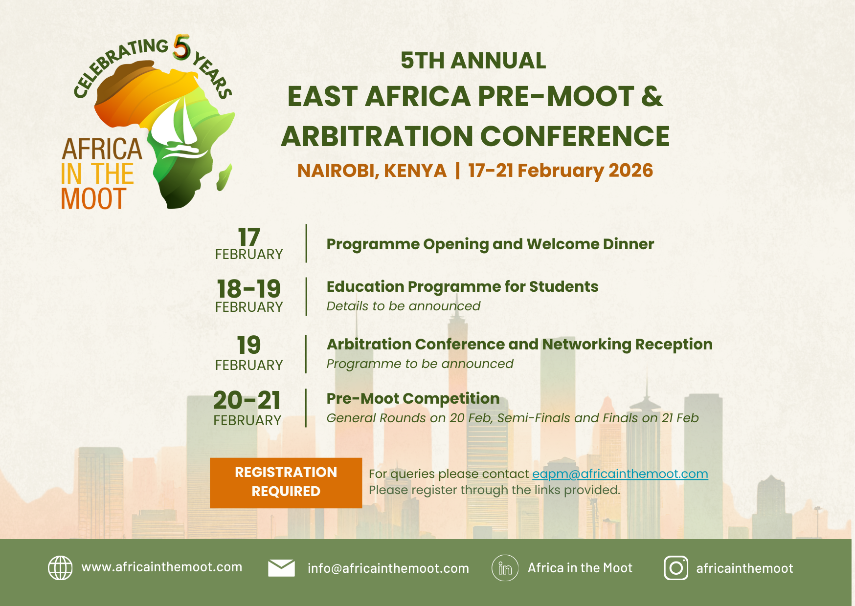 5th East Africa Pre-Moot and Arbitration Conference
