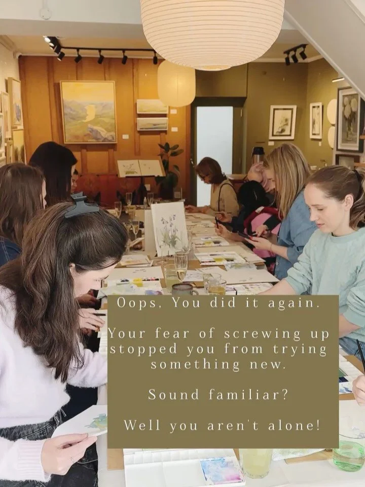 Let go of perfectionism and spend a relaxing evening painting watercolors with me in my art gallery @studiogrene next Friday!
When: Friday April 24 7-9pm
Where: Grene Art Gallery, Rostrevor BT343BG
Even if you&rsquo;ve never painted before - I promis