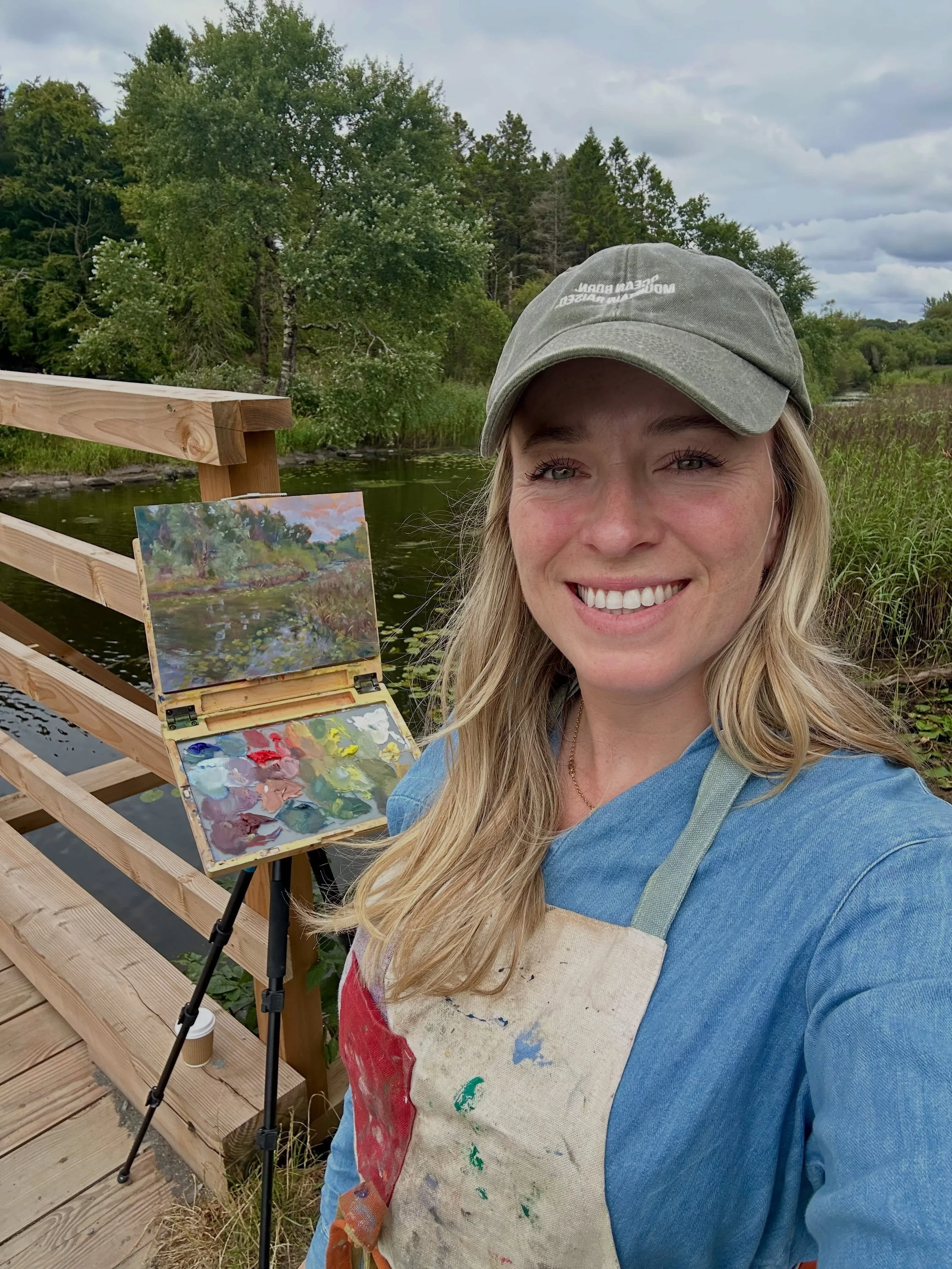 Such a lovely day at @monaghanpleinair yesterday! So many beautiful paintings created and congratulations to the winners! Always a joy painting outside