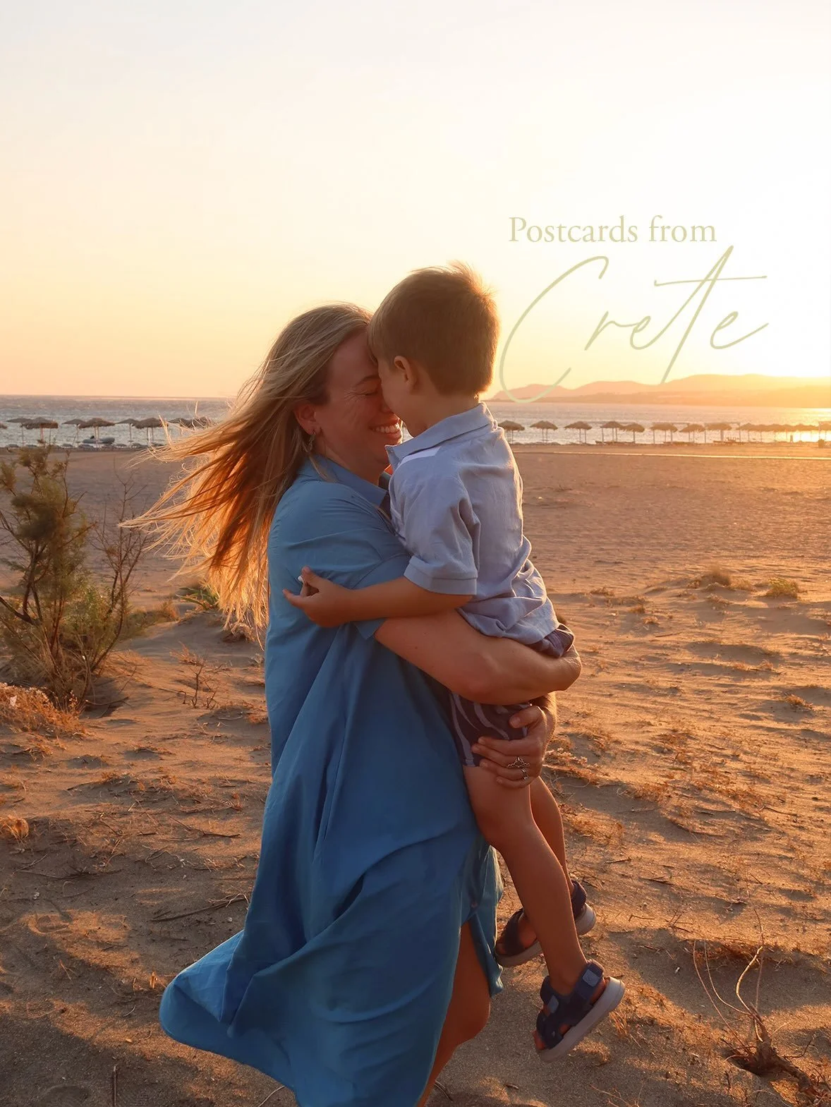 We spent a dreamy week in Crete and already want to go back! After a night in Chania we headed south to Palaiochora and beach hopped and ate amazing food. Ois&iacute;n made friends everywhere we went and played in the streets while we enjoyed a glass